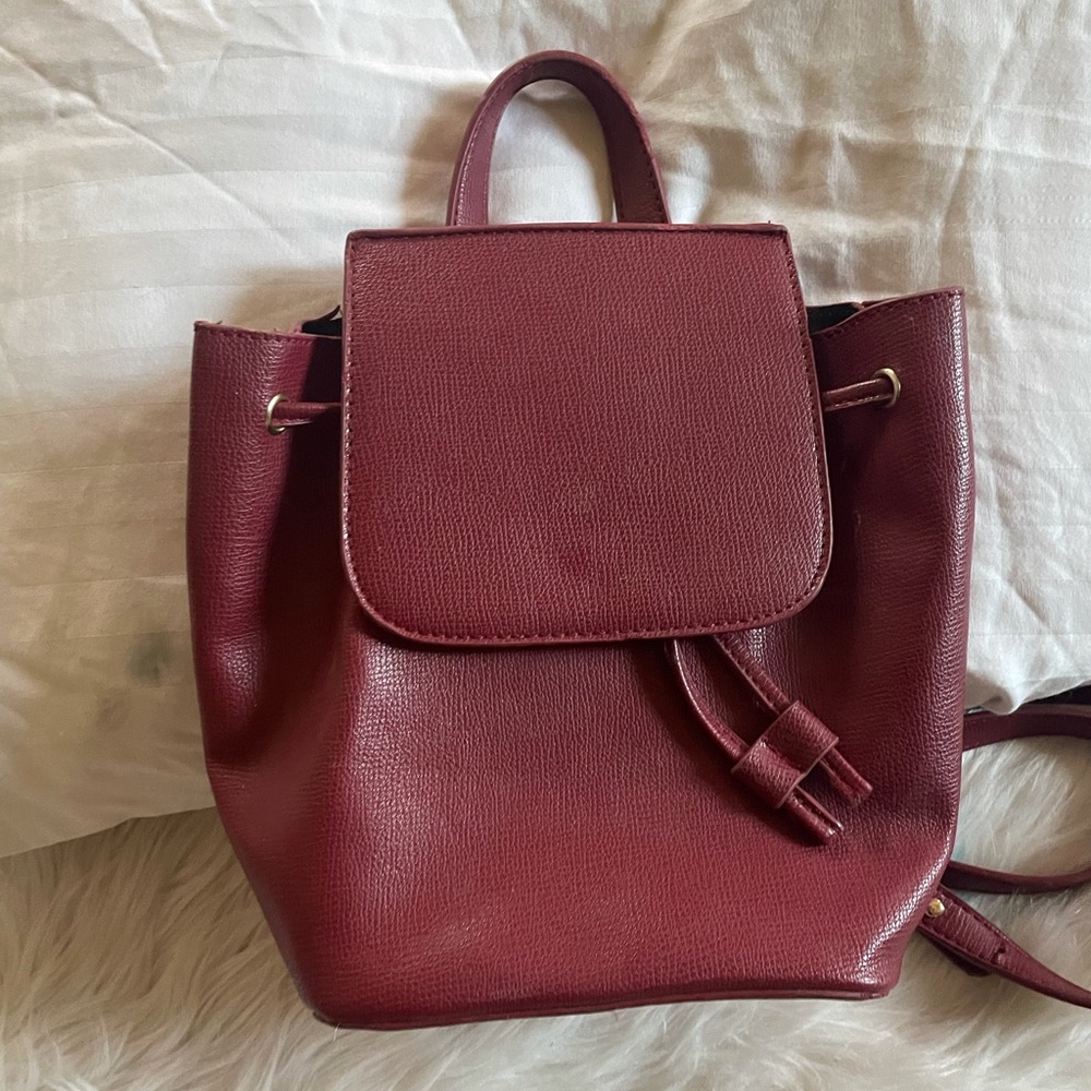 Maroon Colored Backpack - image 1